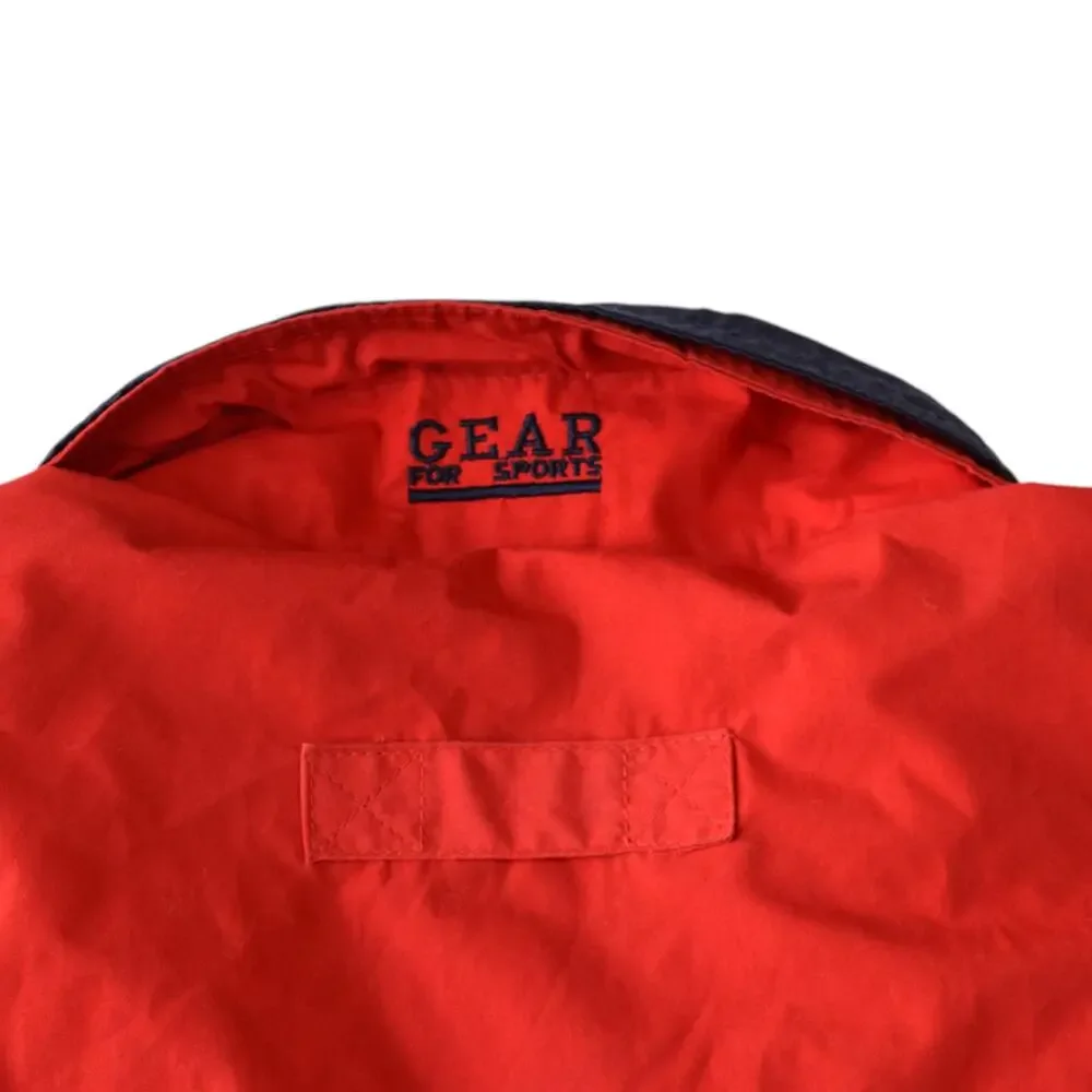 Vintage Gear for Sports Waterfall Alaska Windbreaker Jacket Men’s Large Red